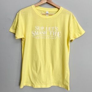 Let’s smash the patriarchy yellow tee